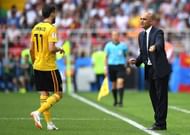 Carrasco, who left Europe for China last February, in action for Belgium in last summer's World Cup